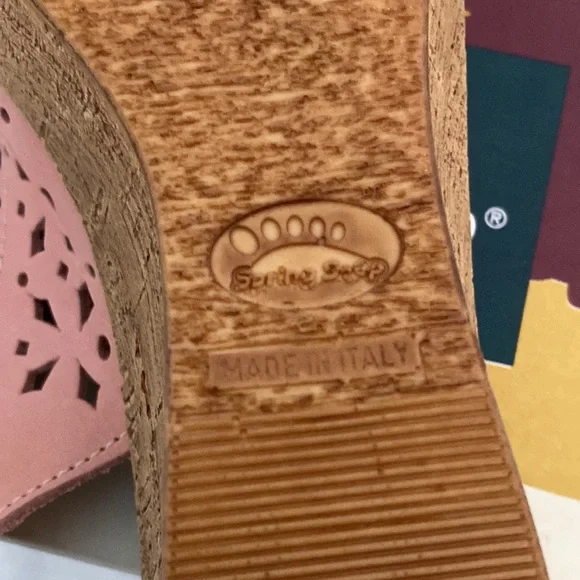 Spring Step Sandal Pink Size 8-1/2 New in the Box - Picture 9 of 11